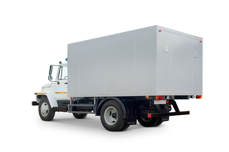 Vehículo especial para transportar presos en chasis GAZ 3309 5