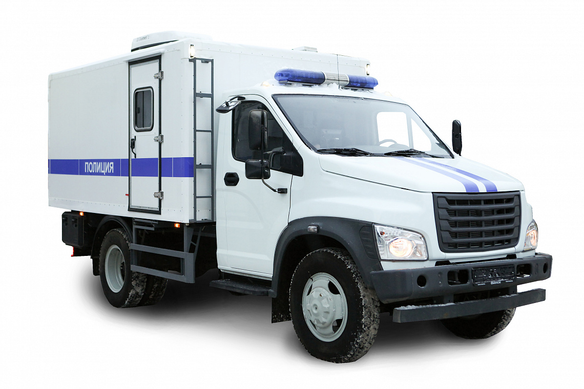 Vehículo especial para transportar detenidos en chasis GAZ C41R13 2