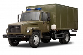 Vehículo especial para transportar detenidos en chasis GAZ 3309 1