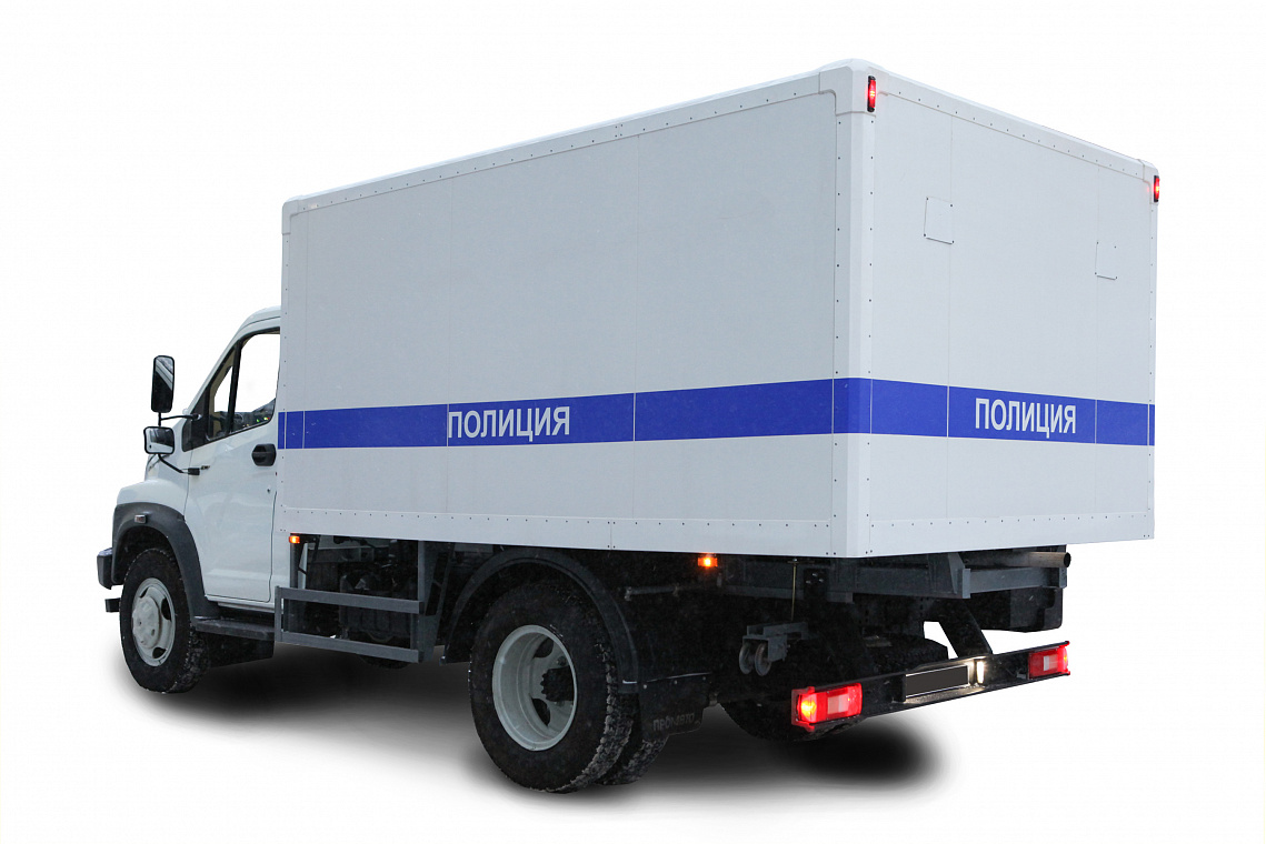 Vehículo especial para transportar detenidos en chasis GAZ C41R13 3