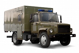 Vehículo especial para transportar detenidos en chasis GAZ 3309 2