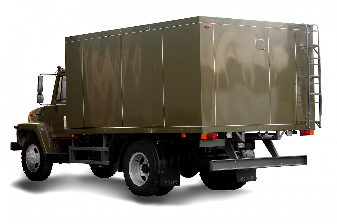 Vehículo especial para transportar detenidos en chasis GAZ 3309 3
